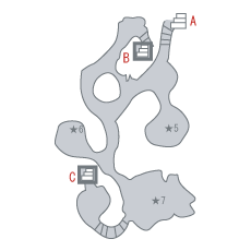 地図：薬草園の洞窟 [B2]
