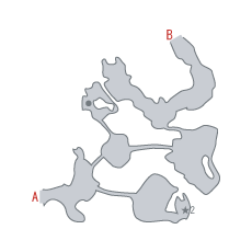 地図：竜骨の迷宮 [B1]